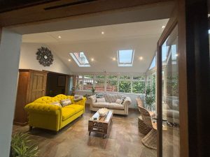 Modern conservatory roof conversion in Nottinghamshire